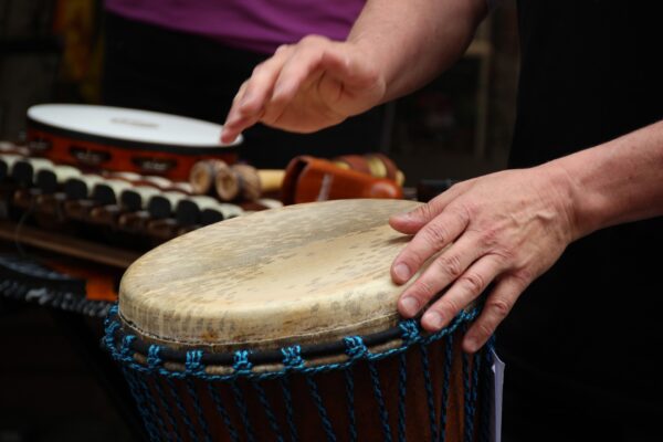 Concentration games on the djembe